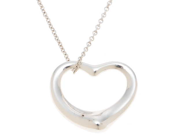Tiffany & Co. オープンハート TIFFANY&Co.】ティファニー オープンハート ネックレス 16mm
