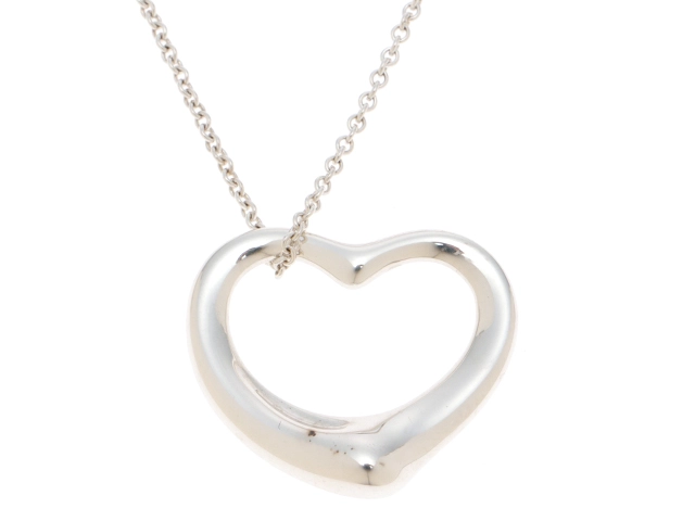 Tiffany & Co. オープンハート　ハートモチーフ付属品付き TIFFANY&Co[ティファニー] オープン ハート ネックレス（S