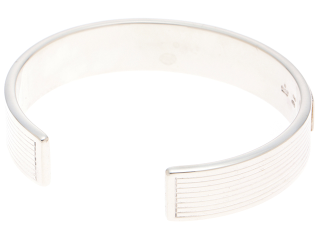 Gucci シルバー/ブラックバングル GUCCI グッチ バングル ブレスレット メンズ 父の日 レディース