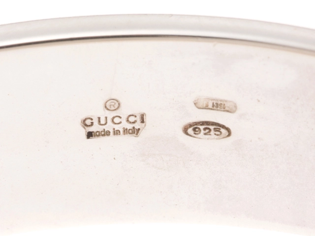 GUCCI グッチ バングル シルバー 約46.8g 2148103916939【432】