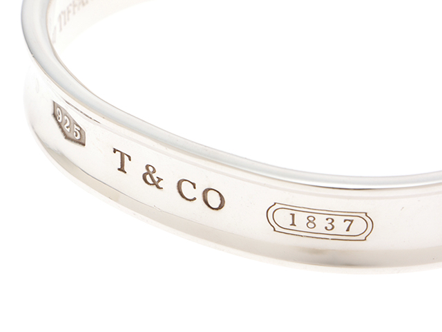 Tiffany & Co. 1837 シルバーバングル ティファニー TIFFANY＆CO 1837 ナロー オープンバングル