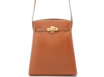HERMES 　エルメス　ショルダーバック　ケリースポーツ PM 　クシュベル　 〇R刻印  エプソン 　ゴールド金具【472】AH
