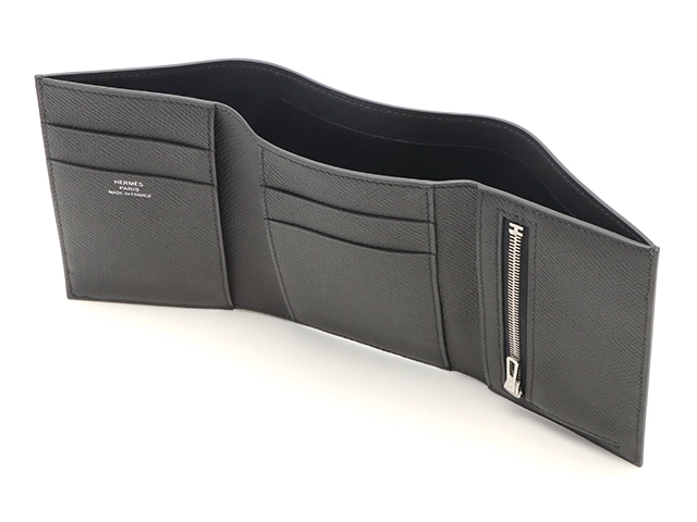 HERMES　エルメス　小物　ベアンコンビネ ブラック/SV　ヴォーエプソン　W刻印・2024年【430】2148103917738