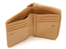 Saint Laurent　サンローラン　二つ折財布　562796　オレンジ　レザー【430】2148103917844