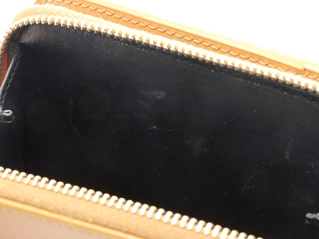 Saint Laurent　サンローラン　二つ折財布　562796　オレンジ　レザー【430】2148103917844