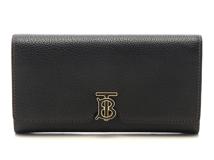 BURBERRY　バーバリー　TBコンチネンタルウォレット　ブラック　レザー【430】2148103917967