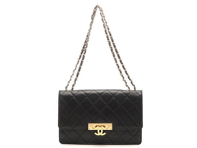 極 美品 シャネル マトラッセ ラムスキン ココ チェーン ショルダーバッグ CHANEL - 良品 CHANEL シャネル ココマーク マトラッセ
