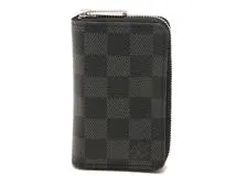 Louis Vuitton ダミエ コインケース 黒 レザー 専用 LOUIS VUITTON ルイヴィトン コインケース メンズ ダミエグラ