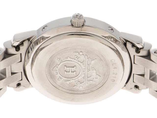 HERMES エルメス クリッパー CL4.210 クォーツ SS レディース