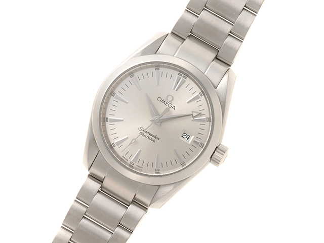 OMEGA　オメガ　シーマスター　アクアテラ　2518.30.00　ステンレススチール　クォーツ　メンズ　腕時計　F