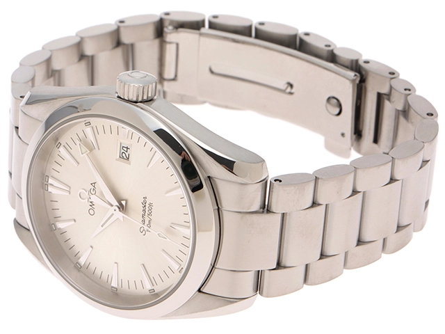 OMEGA　オメガ　シーマスター　アクアテラ　2518.30.00　ステンレススチール　クォーツ　メンズ　腕時計　F