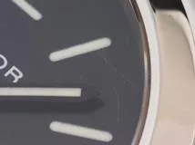 PANERAI　パネライ　ルミノール　ベース　ステンレススチール/革ベルト　手巻き　シースルー裏蓋　メンズ　腕時計　C