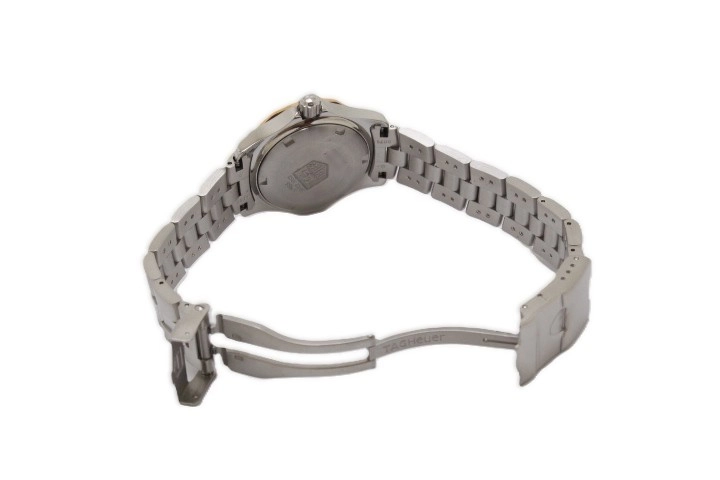 TAG HEUER タグホイヤー エクスクルーシブデイト WN1351 SS ステンレススチール (ピンクゴールドメッキ) グレー文字盤 クォーツ 【460】2148103921049