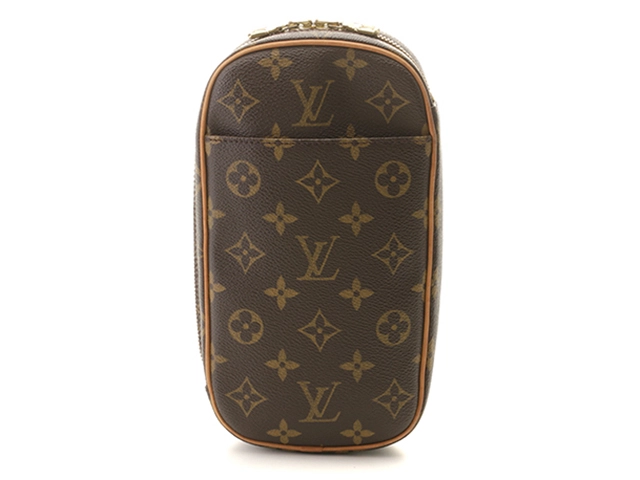 カンパチ 　LOUIS VUITTONモノグラム　ポシェットガンジュ LOUIS VUITTON】ガンジュ ショルダーバック ポシェット モノグラム