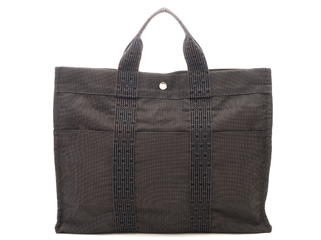 HERMES エルメス エールライントートMM トートバッグ グレー