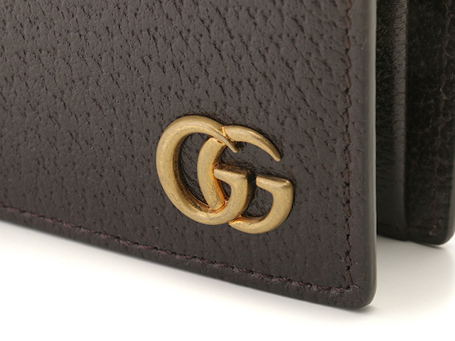 極美品✨ GUCCI グッチ 二つ折り財布 レザー ダークブラウン 71Bgc93Y1SL._UY1000_.jpg