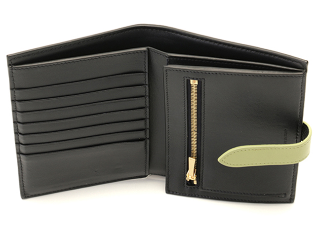 CELINE セリーヌ ミディアムストラップウォレット ネイビー/ライト  