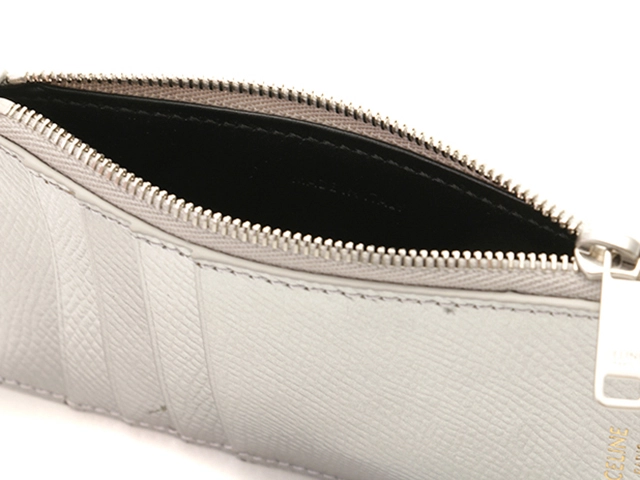 CELINE セリーヌ　フラグメントケース シルバー　カーフ　10B68.3BFQ　2148103923166　【437】