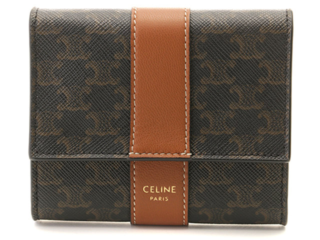 CELINE セリーヌ トリオンフ スモールトリフォールドウォレット
