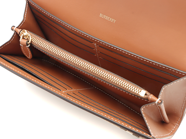 BURBERRY バーバリー 長財布 チェック柄 ロングフラップ