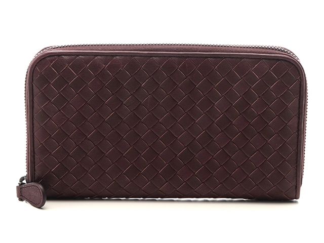 新品同様‼️ボッテガヴェネタ　財布　長財布　イントレチャート　ラウンドファスナー BOTTEGA VENETA ボッテガ・ヴェネタ イントレチャート ラウンド