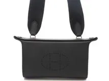 HERMES エルメス ヴィトポッシュ ショルダーバッグ ブラック SV