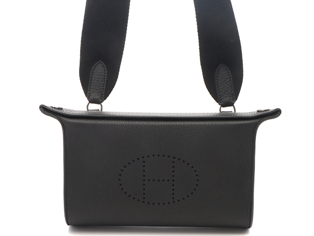 HERMES エルメス ヴィトポッシュ ショルダーバッグ ブラック SV