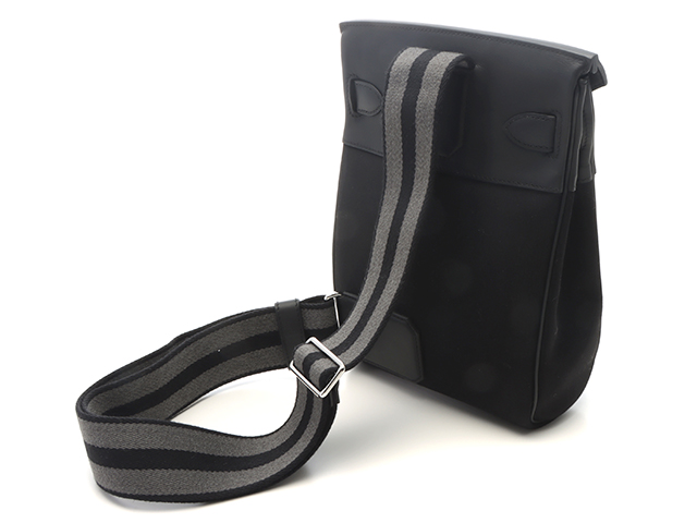 HERMES エルメス ショルダーバッグ ハックアッカドPM ブラック