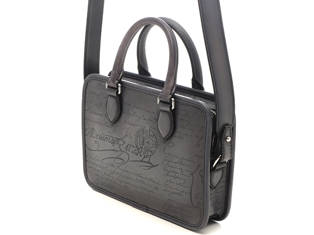 Berluti ベルルッティ スクリット アンジュール ミニ ガリバー BERLUTI】アンジュール ガリバー スクリット ブリーフケース