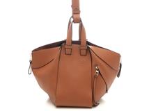 LOEWE　ロエベ　2WAYバッグ　ハンモック　スモール　タン　レザー【433】2148103923722