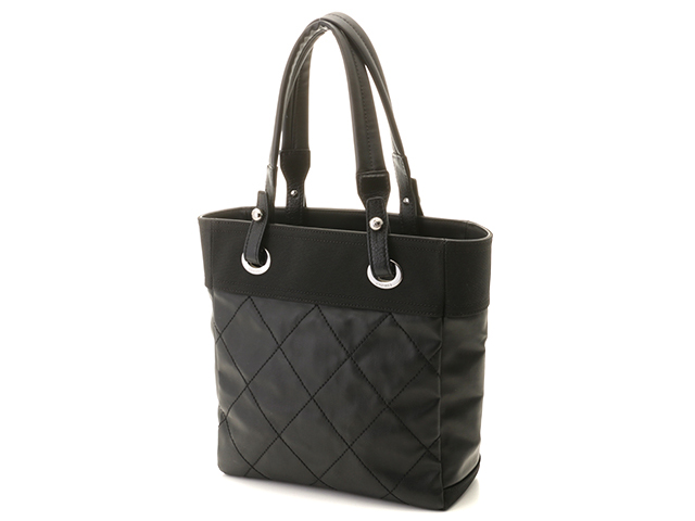 【最終お値下げ中】シャネル パリビアリッツ MM ブラック トート A4可 CHANEL シャネル トートバッグ パリビアリッツ トートPM ブラック/SV