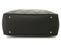 CHANEL シャネル パリビアリッツトートMM ブラック/シルバー金具