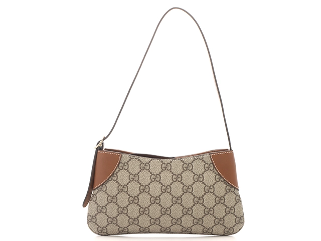 GUCCI グッチ GGエンブレムスモールショルダーバッグ ブラウン