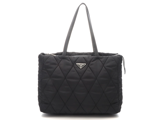 【美品】PRADA プラダ　ビジネスバッグ　トートー　ナイロン　レザー　ブラック PRADA プラダ トートバッグ ブラック ナイロン/レザー 【435】 の購入