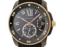 Cartier　カルティエ　カリブルドゥカルティエ　ダイバー　W2CA0004　ステンレススチール/ピンクゴールド　自動巻き　メンズ　腕時計　C