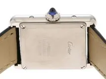 CARTIER カルティエ タンクマストドゥSM シルバー ステンレス/革(社外ベルト) WSTA0042 レディース クォーツ 2148103926334 【432】