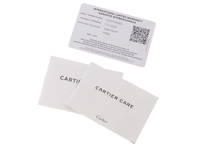 CARTIER カルティエ タンクマストドゥSM シルバー ステンレス/革(社外ベルト) WSTA0042 レディース クォーツ 2148103926334 【432】