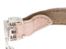 Cartier カルティエ 腕時計 2015年並行品 サントス100 MM W20126X8 ホワイト文字盤 ステンレス/アリゲーター 自動巻き【472】SJ