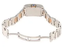 Cartier　カルティエ　タンク　アングレーズ MM　W5310043　ステンレススチール/ピンクゴールド　シルバー文字盤　クォーツ　男女兼用　腕時計　C