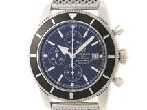 BREITLING ブライトリング 腕時計 2013年正規品 スーパーオーシャン ヘリテージ クロノグラフ A13320/A272B08OCA スティール ブラック文字盤 自動巻き【472】SJ