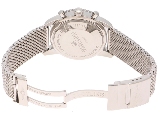 BREITLING ブライトリング 腕時計 2013年正規品 スーパーオーシャン ヘリテージ クロノグラフ A13320/A272B08OCA スティール ブラック文字盤 自動巻き【472】SJ