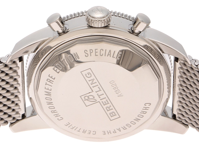 BREITLING ブライトリング 腕時計 2013年正規品 スーパーオーシャン ヘリテージ クロノグラフ A13320/A272B08OCA スティール ブラック文字盤 自動巻き【472】SJ