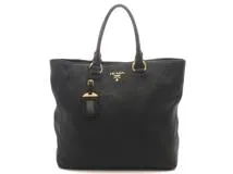 プラダ　レザー　2way バッグ PRADA】プラダ『レザー 2WAYショルダーバッグ』1BE018