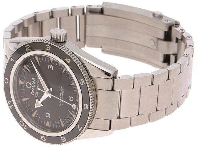 OMEGA オメガ 腕時計 2015年正規品 シーマスター 300m スペクター 7007本限定モデ﻿ル 233.32.41.21.01.001 ブラック文字盤 スティール 自動巻き【472】SJ