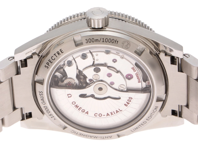 OMEGA オメガ 腕時計 2015年正規品 シーマスター 300m スペクター 7007本限定モデ﻿ル 233.32.41.21.01.001 ブラック文字盤 スティール 自動巻き【472】SJ