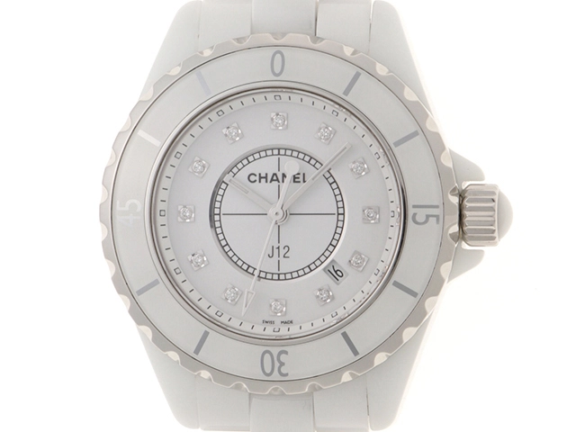 CHANEL シャネル 腕時計 2014年並行品 J12 33MM H1628 ホワイト/12P