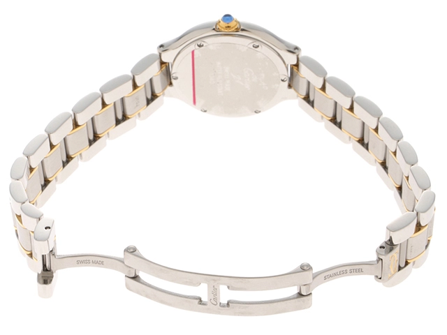 Cartier　カルティエ　マスト21SM　W10073R6　ステンレススチール　グレー文字盤　クォーツ　レディース　腕時計　K