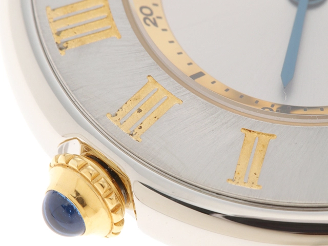 Cartier　カルティエ　マスト21SM　W10073R6　ステンレススチール　グレー文字盤　クォーツ　レディース　腕時計　K