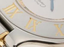 Cartier　カルティエ　マスト21SM　W10073R6　ステンレススチール　グレー文字盤　クォーツ　レディース　腕時計　K