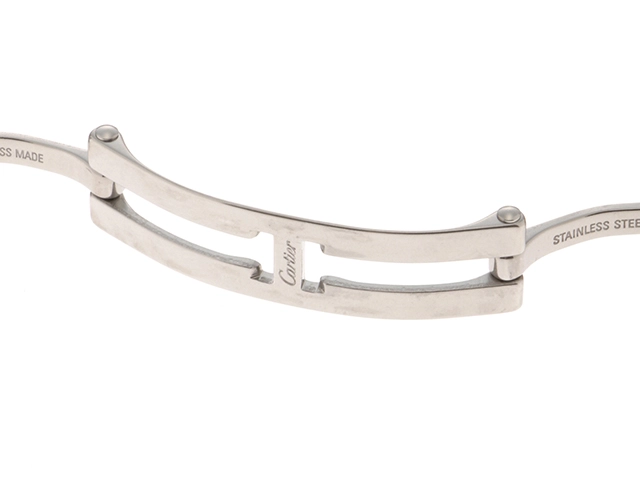 Cartier　カルティエ　マスト21SM　W10073R6　ステンレススチール　グレー文字盤　クォーツ　レディース　腕時計　K